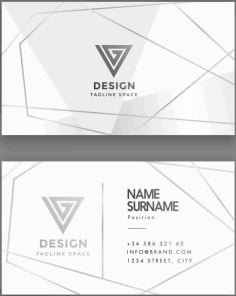 Visiting Card Template, Visiting Card Design EPS and Ai Vector File