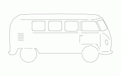 Volkswagen Bus DXF File