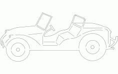 VW Buggy Free DXF Vectors File