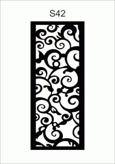 Wall Separator s42 Free DXF Vectors File