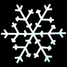 Weather Symbols Snow Vector SVG File