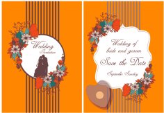 Wedding Backdrops Invitation Card Design Free Vector