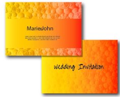 Wedding Invitation Sleeve Template Free Vector