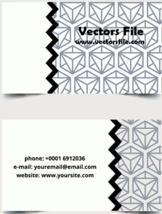 White Background for Business Card Vector File