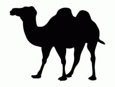 Wielblad (Camel Silhouette) Free DXF Vectors File