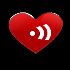 Wifi Heart Vector SVG File