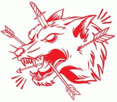Wolf Angry Face T Shirt Printing Free Vector