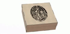 Wood Laser Cut Box Free Download Vector CDR File