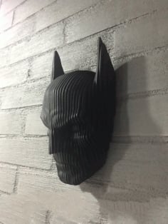 Wooden Batman Face Wall Hanging CDR File
