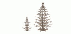 Wooden Jewellery Stand Tree Display Organizer Free CDR Vectors File