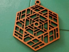 Wooden Laser Cut Octagon Free Vector CDR File