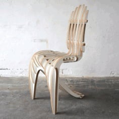 Wooden Modern Chair Design DXF File