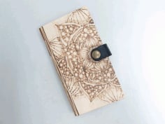 Wooden Phone Cover Laser Cut DXF File