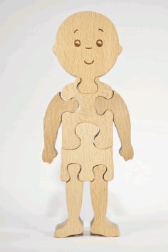 Wooden Puzzles for Baby Kids CNC Laser Cut Plans Free DWG File
