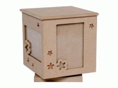 Wooden Star Wooden Storage Box CDR File