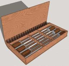 Wooden Tool Box CDR File