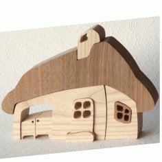 Wooden Toy Ev Free DXF Vectors File