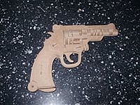 Wooden Toy Gun DXF File