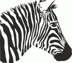 Zebra Stencil CDR File